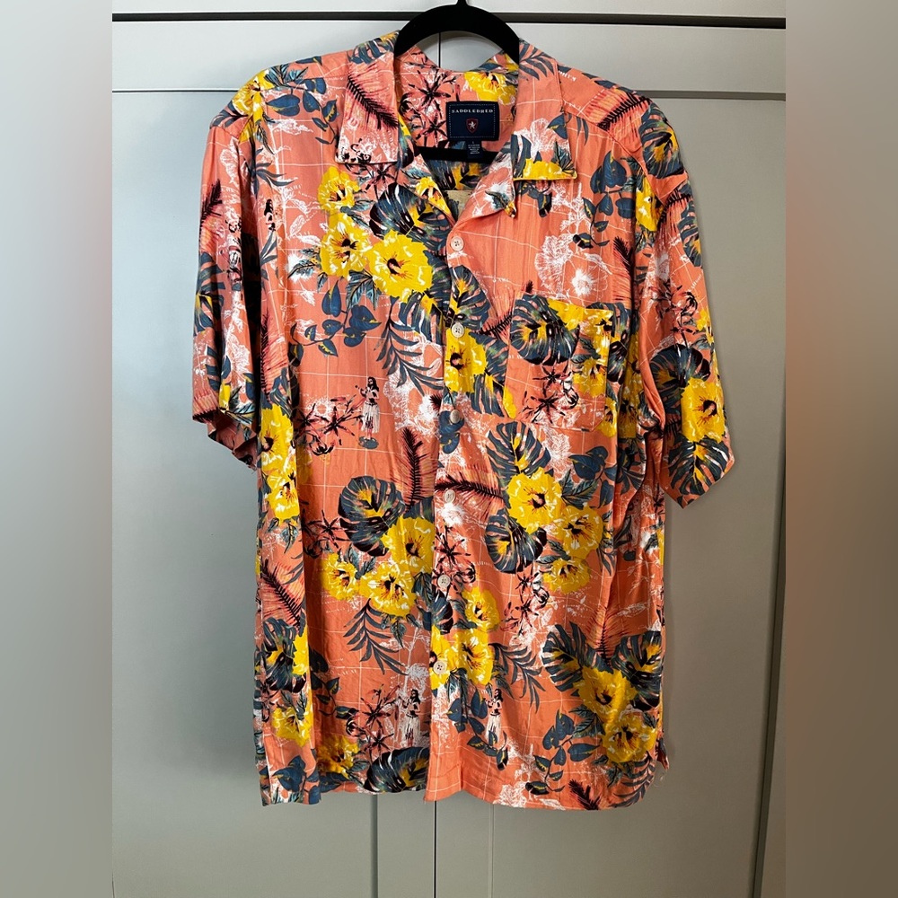 Saddlebred Men’s Hawaiian Shirt Size Large